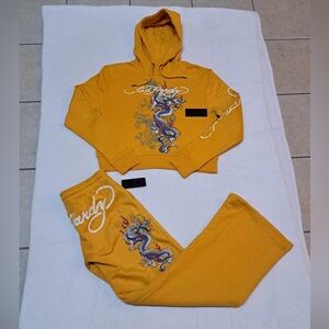 Ed Hardy Women's Sweatsuit Set - Women's size MEDIUM